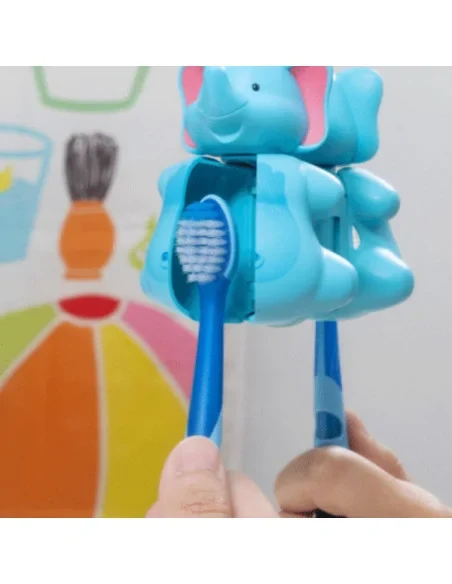 FLIPPER BROSSE À DENT AVEC COUVERCLE - ELEPHANT