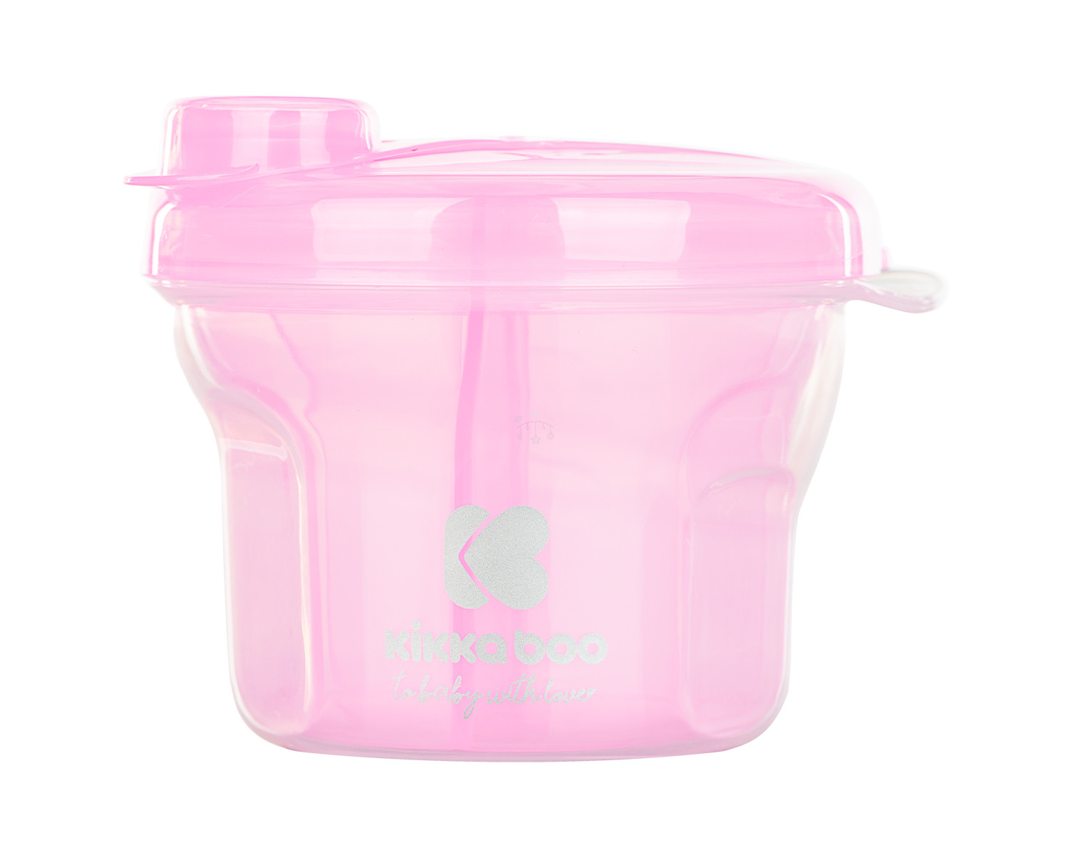 Boite doseuse de lait Rose – Kikkaboo