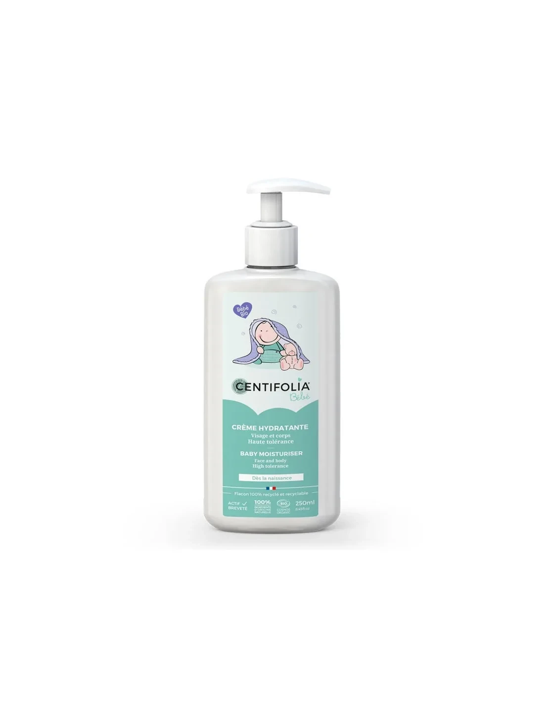 Crème Hydratante 250ml Centifolia Bébé