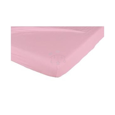HOUSSE COTON POUR LIT MATELAS 60X120 CM ROSE CANDIDE