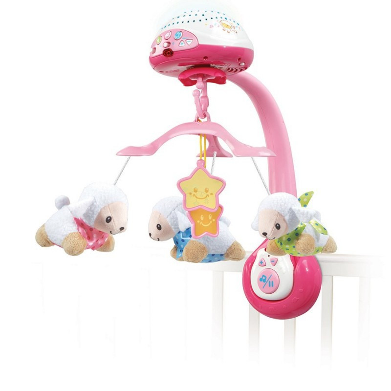 Mobile - Lumi'mobile compte-moutons rose Vtech