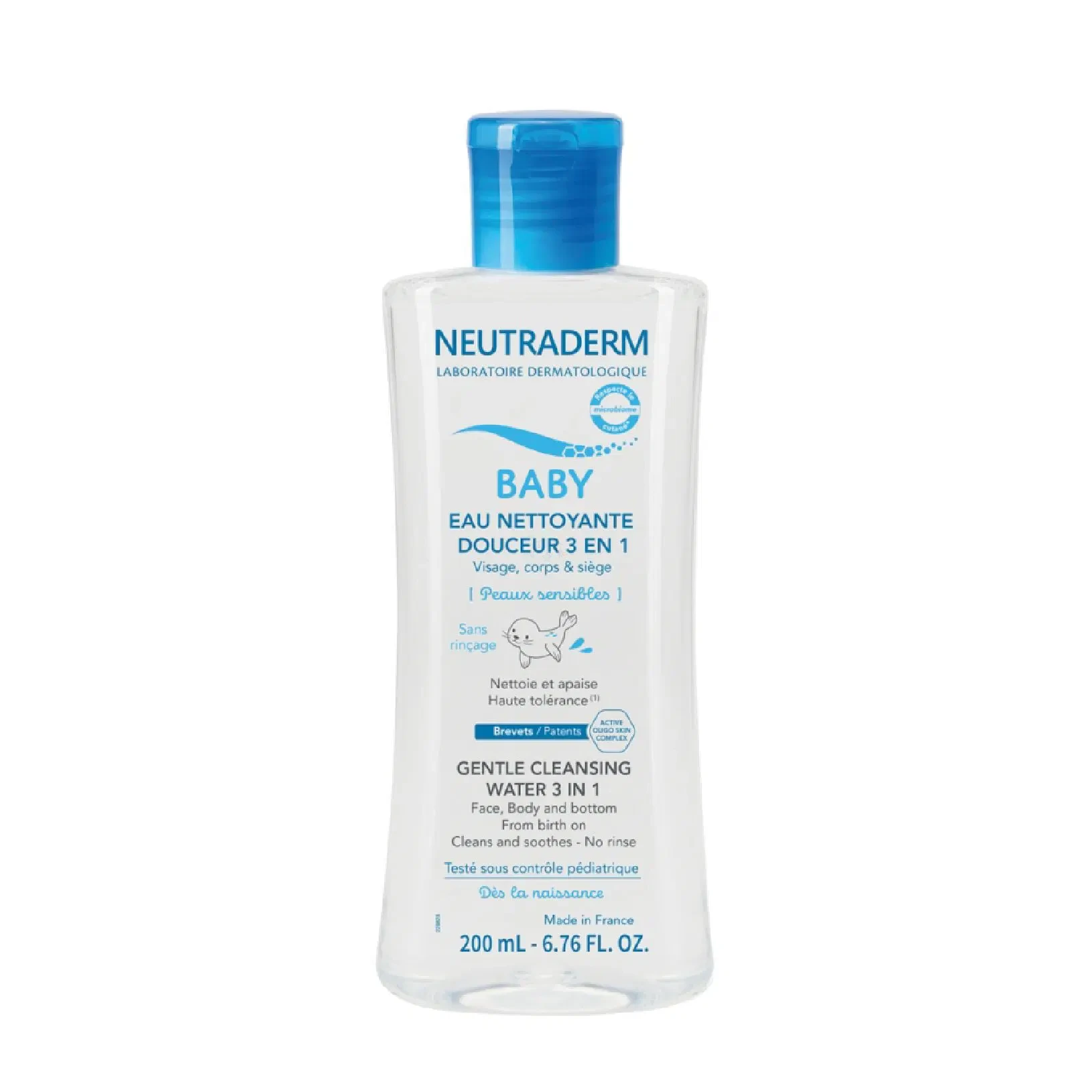 NEUTRADERM BABY EAU NETTOYANTE DOUCEUR 3 EN1 200ML
